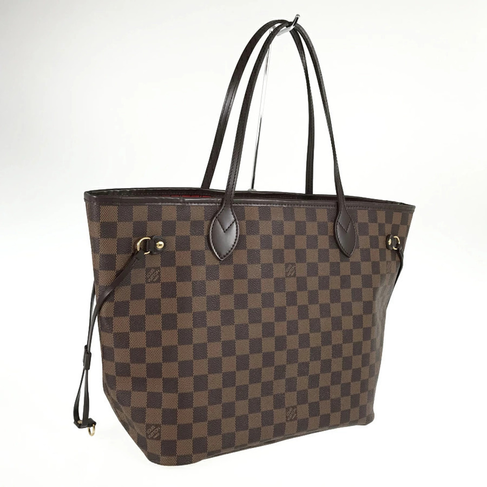 Louis Vuitton Neverfull Bag Tote Damier Brown